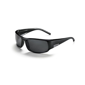 King Shiny Black Sunglasses w/Polarized TNS Lenses