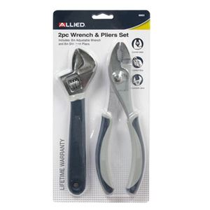 2-Piece Pliers and Wrench Set