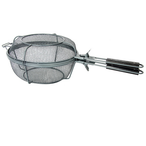 Gibson Home Romford Non Stick Surface Grill Basket, Grey