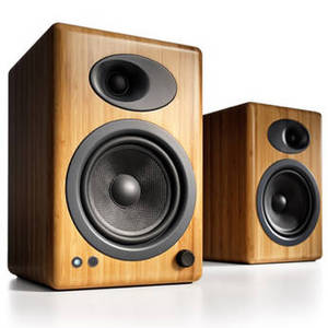 A5+ 5" Active 2-Way Speakers (Pair, Bamboo)