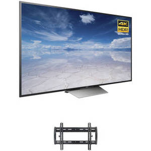 XBR-X850D Series 85"-Class HDR 4K Smart LED TV and Tilting Wall Mount Kit