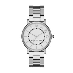 Ladies Roxy Silver-Tone Stainless Steel Watch White Dial