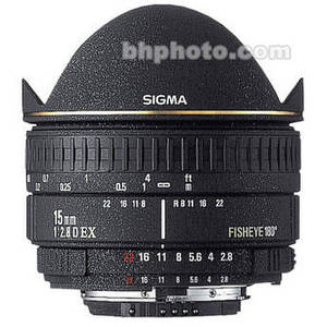 15mm f/2.8 EX DG Diagonal Fisheye Lens for Pentax K
