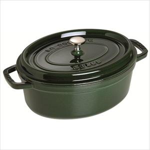 7 Quart Oval Cocotte - Basil