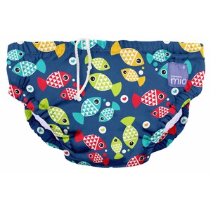 Bambino Mio Reusable Swim Diaper, Aquarium, Small (0-6 Months)