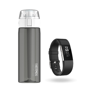 Charge 2 Fitness Combo: 24oz Hydration Bottle & Charge 2 Wristband Large