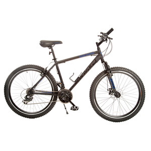 Titan #142 Dark Knight Alloy Men's All Terrain Mountain Bicycle with Front Shock and Disc Brake, 21-speeds, 18-Inch Frame Height