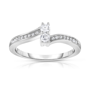 10K 1/4Ctw Diamond Ring - Size 7 Only