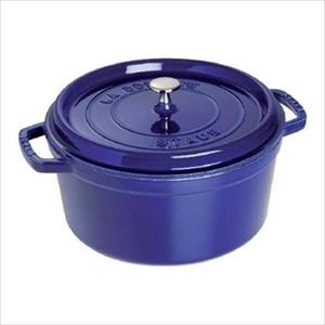9 Qt. Round Cocotte Dark Blue