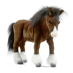 hansa Clydesdale Horse 20 Inch Plush