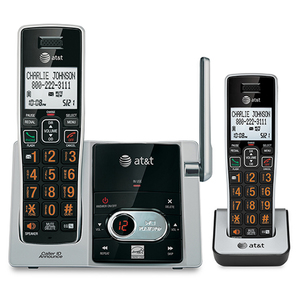 2 Handset Answering System w/ Caller ID & Call Waiting