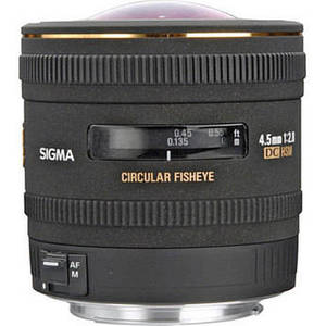 4.5mm f/2.8 EX DC HSM Circular Fisheye Lens for Sigma SA