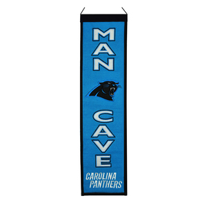 Winning Streak Carolina Panthers Man Cave Banner