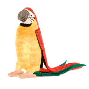 Hansa Toys USA 7-Inch Yellow and Red Parrot Plush