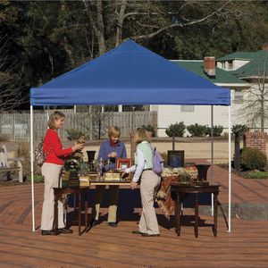 ShelterLogic Pop-Up 10&#8217; x 10&#8217; Open Top Pro Canopy - Blue