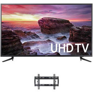 MU6100-Series 58"-Class HDR UHD Smart LED TV and Tilting Wall Mount Kit