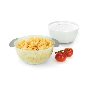 3 Pc. Large Bowl and Colander Set Sea Grass