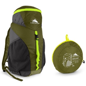 Pack-N-Go 20L Sport Backpack Moss/Mercury/Chartreuse