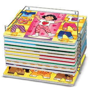 Melissa & Doug Single Wire Puzzle Rack