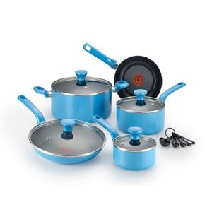 Excite 14-Piece Cookware Set - Blue Turquoise