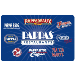 Pappas Burger eGift Card $50