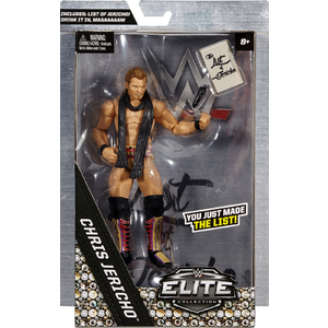 WWE &quot;You Just Made The List&quot; Chris Jericho -  Elite Exclusive Toy Wrestling Action Figure