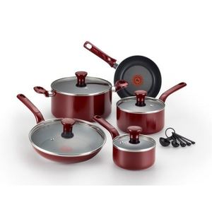 Excite 14-Piece Cookware Set - Cherry