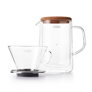 Glass Pour-Over Glass Coffee Set