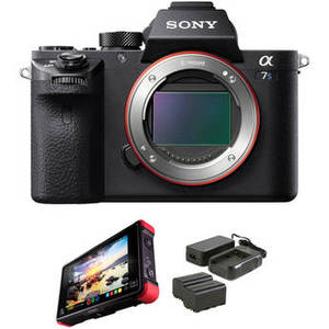 Alpha a7S II Mirrorless Digital Camera with Atomos Ninja Flame Monitor Kit