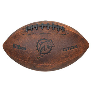 Wilson Miami Dolphins 9-Inch Collectible Leather Football