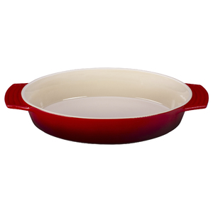 3.5 Qt. Stoneware Oval Dish Cherry