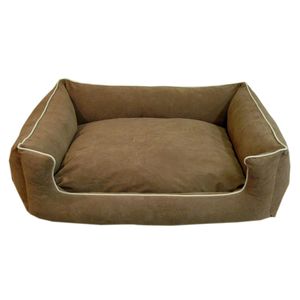 Carolina Pet Company Medium Low Profile Kuddle Lounge - Chocolate