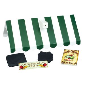 The Queen's Treasures Farm Stand Roof for use with 18" Dolls and 18" Doll Accessories