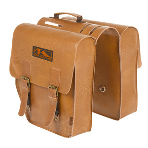 Ventura Amsterdam Double L Leatherette Pannier Bag