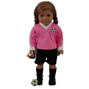 The Queen's Treasures Girls Rule! Soccer Set For 18 " Dolls & American Girl
