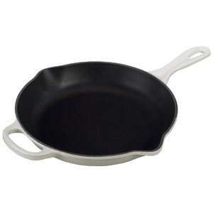 10.25" Signature Cast Iron Skillet White