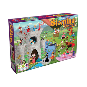 Ceaco Sleeping Queens Deluxe Jigsaw Puzzle: 200 Pcs