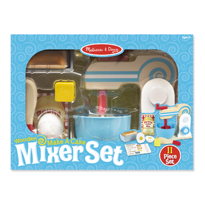 Melissa & Doug Wooden Make-a-Cake Mixer Set