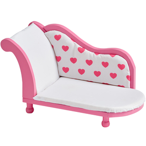 Teamson Princess of Hearts 18 Inch Doll Sofa