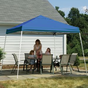 ShelterLogic Pop-Up 12' x 12' Canopy w/ Blue Cover