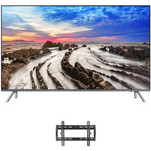 MU8000-Series 75"-Class HDR UHD Smart LED TV and Tilting Wall Mount Kit