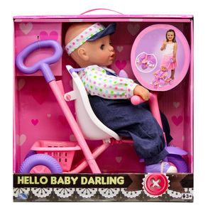 Ks Toys Baby Darling with Tricycle Play Set