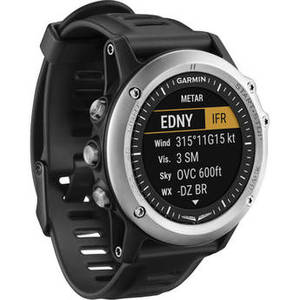 D2 Bravo GPS Aviator Navigation Watch (Titanium Band)