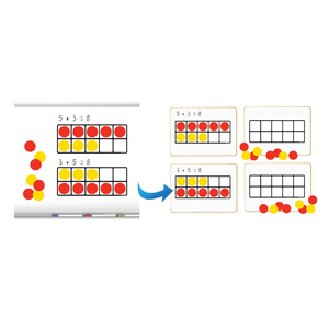 Dowling Magnets Ten Frames Magnet Math Set
