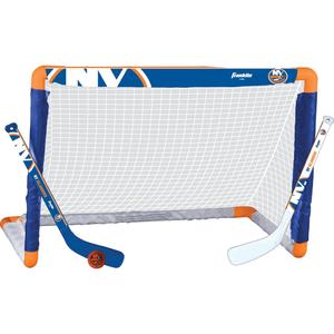 Franklin Sports NHL New York Islanders Mini Hockey Set