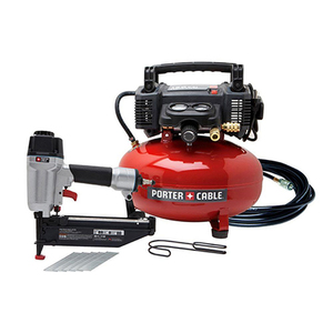 6 Gallon Pancake Air Compressor w/Nailer Combo Kit