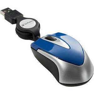 Optical Mini Travel Mouse (Blue)
