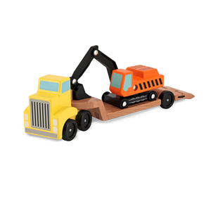 Melissa & Doug Trailer & Excavator
