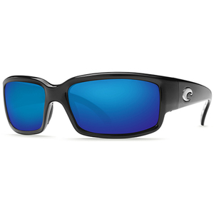 Caballito Black Sunglasses w/ Blue Mirror 580p Lens