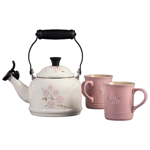 1.25qt Sakura Kettle & Mugs Set